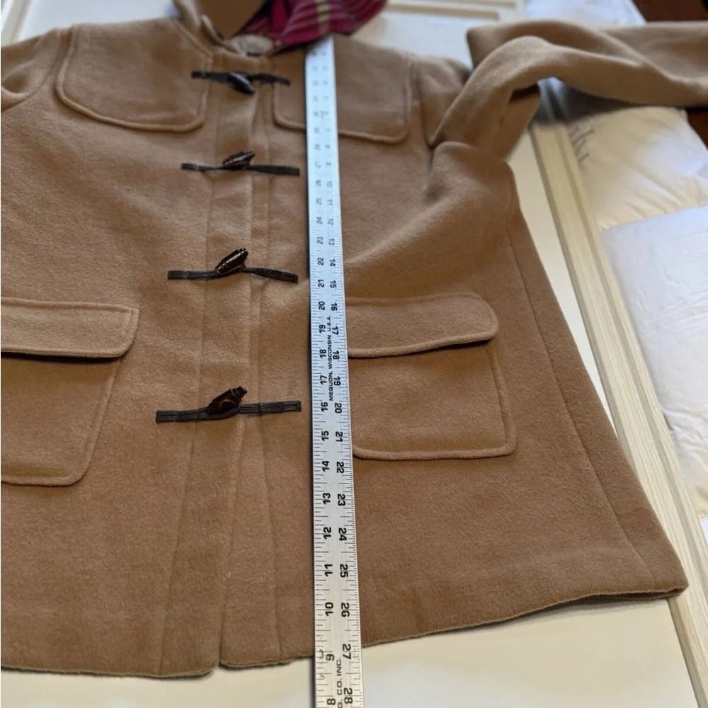 LILLY PULTIZER Camel Toggle Wool Pea Coat Girls Size 12 - Picture 12 of 14